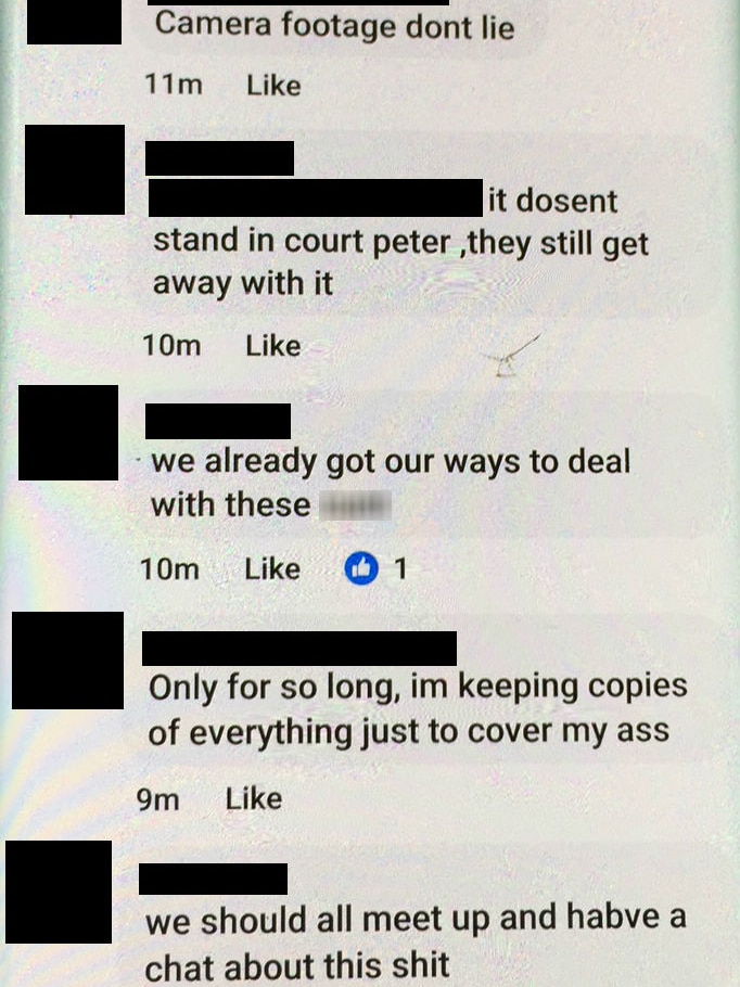 Screenshot of a comments thread on the 'Clean Up Kalgoorlie' Facebook page
