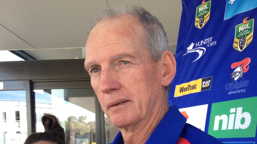 Newcastle Knights coach Wayne Bennett waiting to see who will take over the Knights before committing to stay another year.
