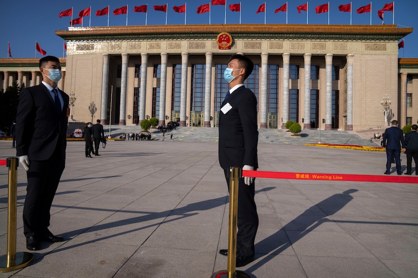 Xi Jinping CCP Speech Protectors