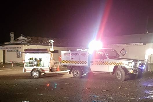 Storm damage at Aldinga surf club