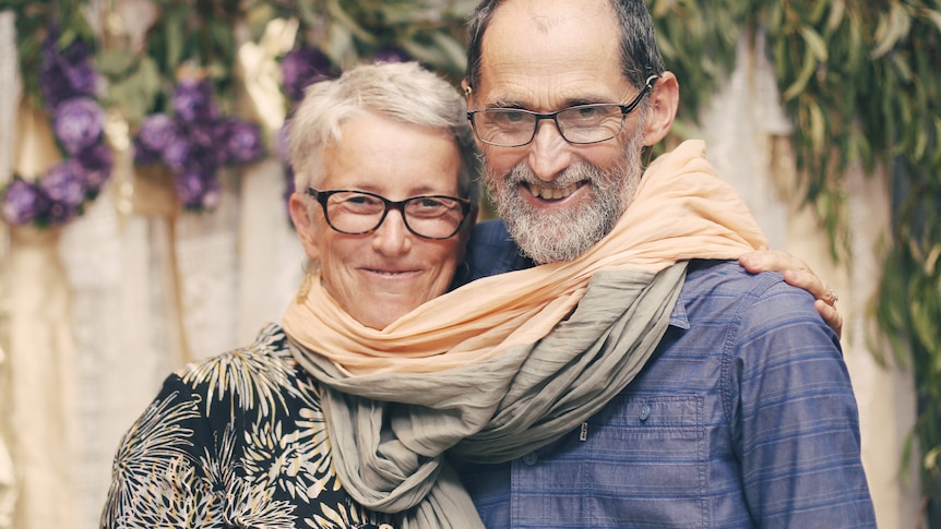 Janet Cohen who has terminal lung cancer with her partner Glenn Brewer