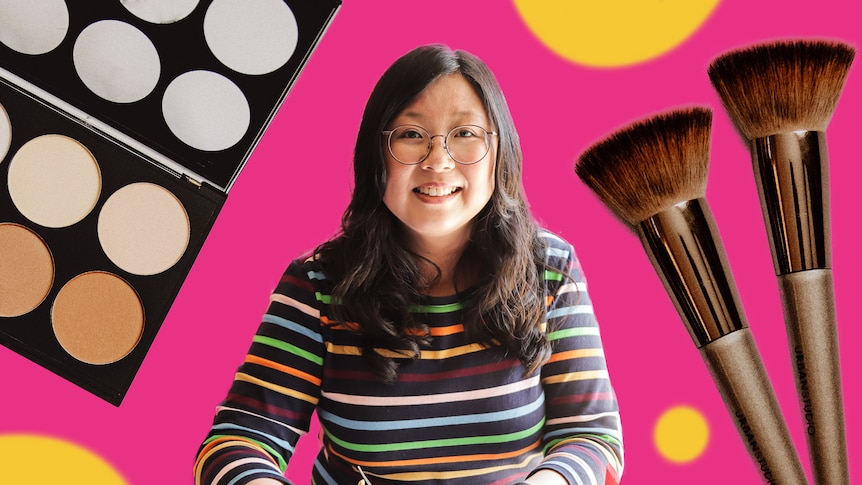 Jennifer Wong and make-up brushes