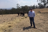 Simon Cooper is struggling to find feed for his cattle