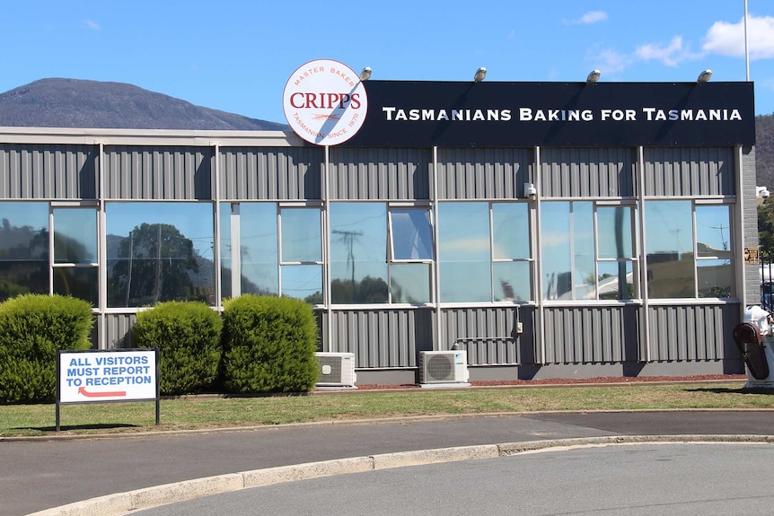 Exterior of Cripps bakery, Tasmania.