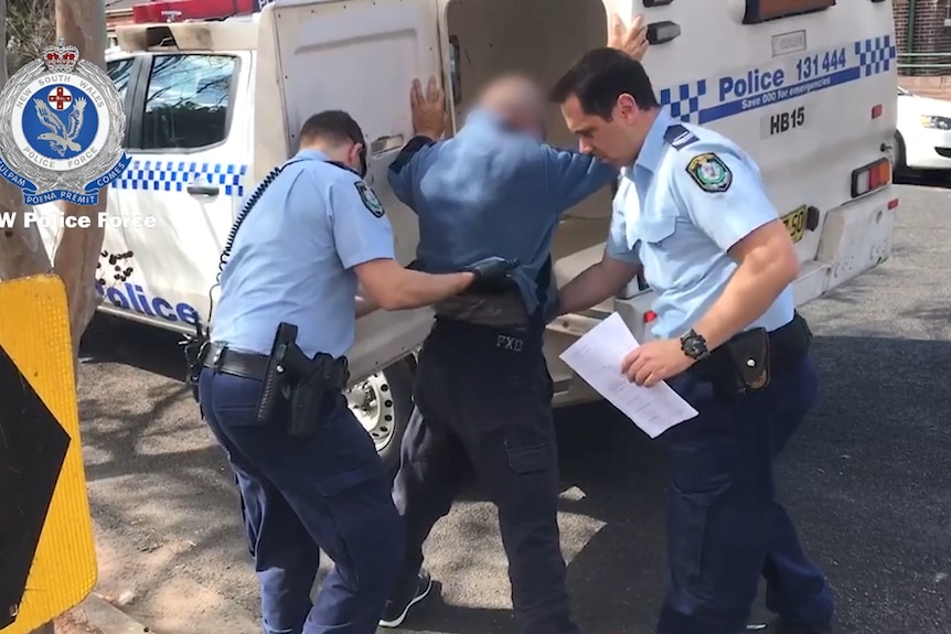 Man being arrested