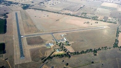 Aerial view of Corowa Airport