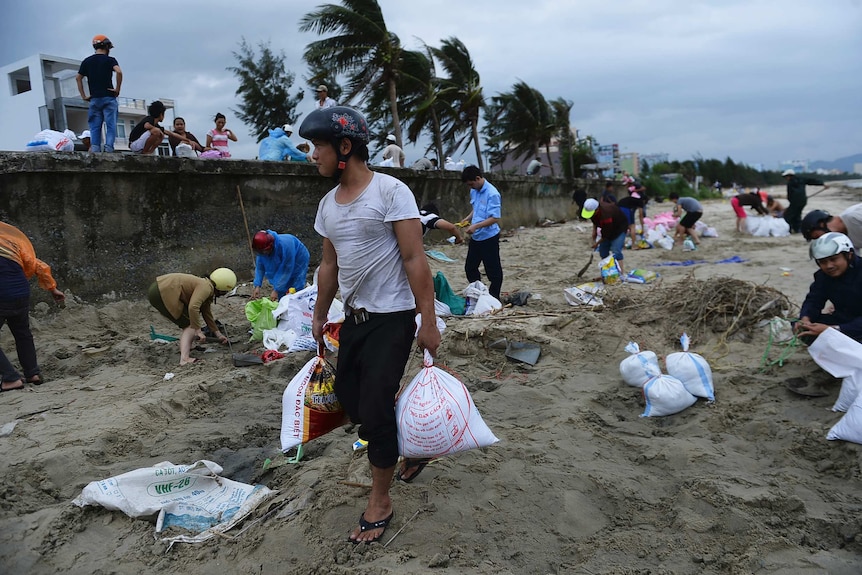 Vietnam prepare for typhoon
