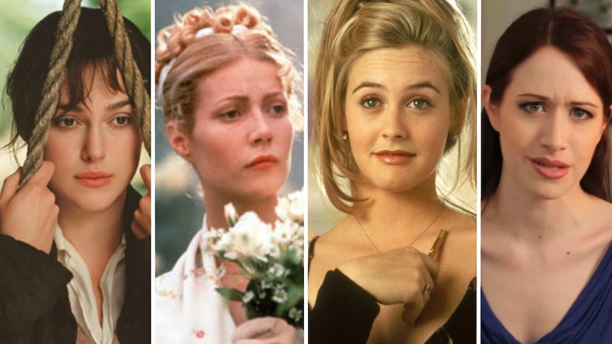 Characters of Jane Austen Film Adaptations: Pride and Prejudice, Emma, Clueless and The Lizzie Bennet diaries.
