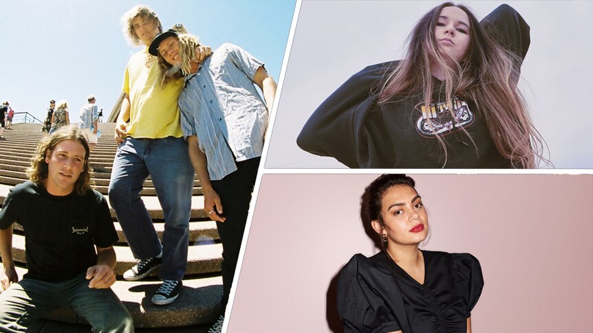 Stonfest 2019 line-up artists: Skegss, Mallrat, and Thelma Plum