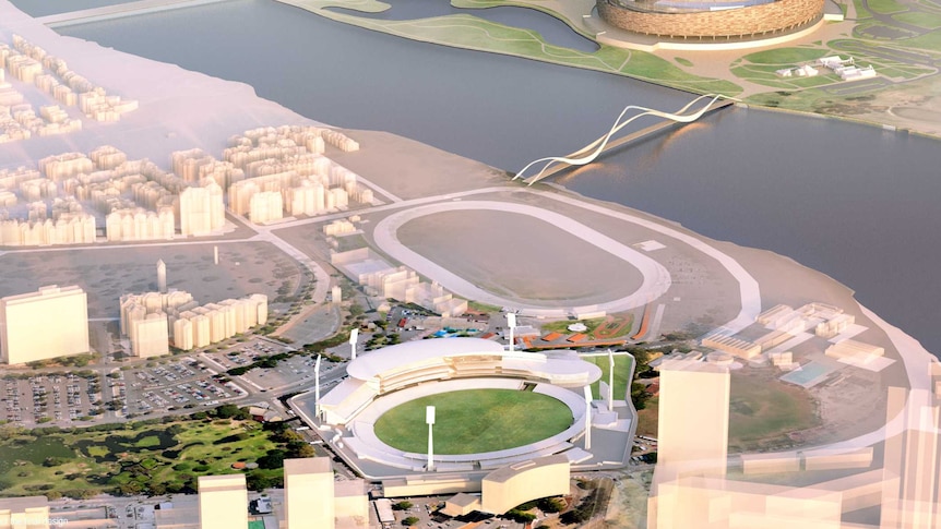 A picture of how the WACA might look in the future.
