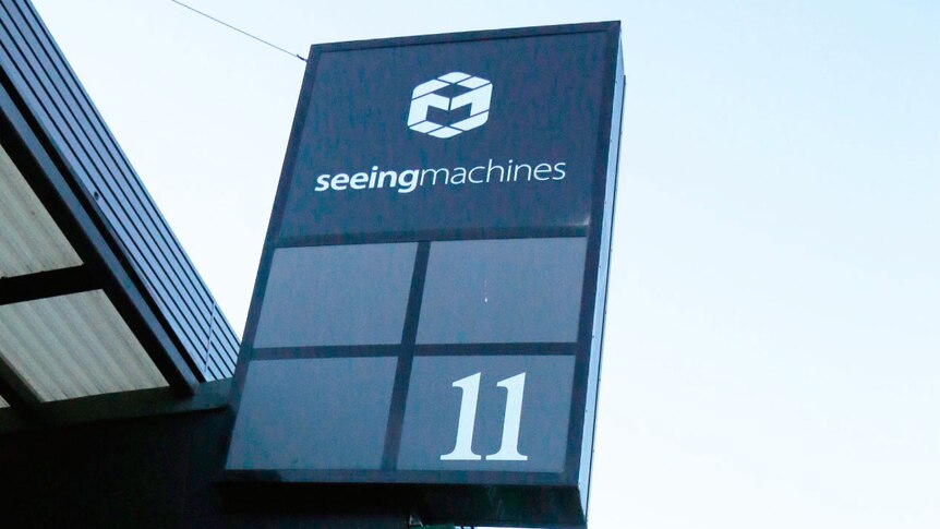 Sign which says 'Seeing Machines'