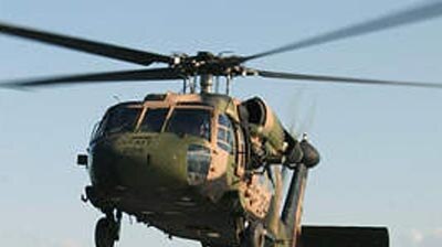 Data will be analysed to help decide whether it is feasible to salvage the Black Hawk helicopter [File photo].