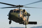 An Army Black Hawk is lost near Fiji. (File photo)