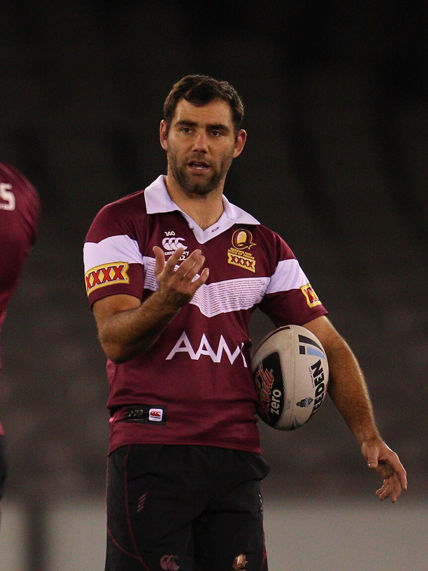 Captain courageous ... Cam Smith has mostly shaken off a cold, according to the Maroons.