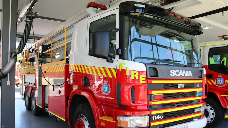 A Tasmania Fire Service vehicle