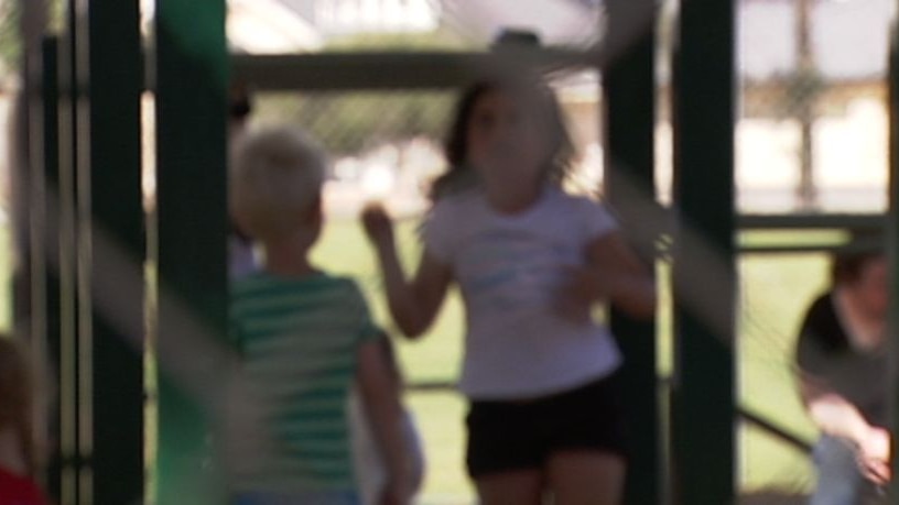 generic unidentifiable kids in playground