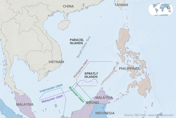 Mother of Philippine maps' settles sea dispute with China