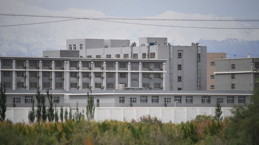 A facility in the north of Akto in China's northwestern Xinjiang region where mostly Muslim ethnic minorities are detained.