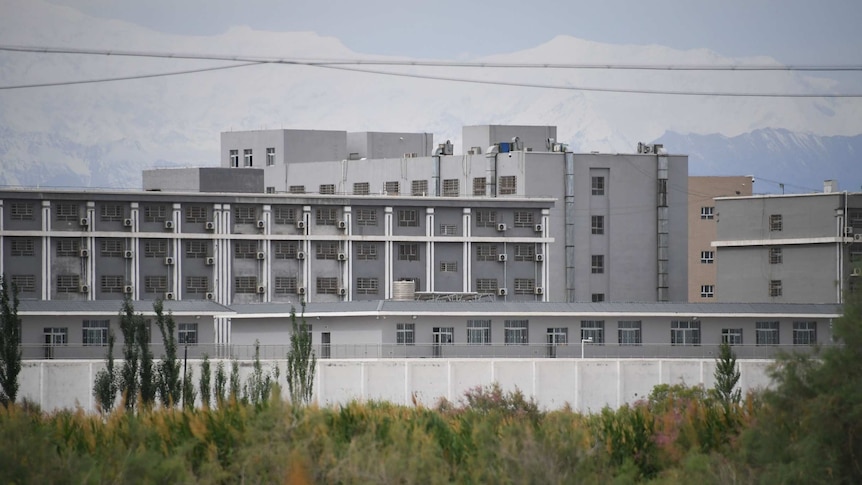 A facility in the north of Akto in China's northwestern Xinjiang region where mostly Muslim ethnic minorities are detained.