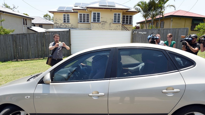 The house where a five-month-old boy died on Wednesday