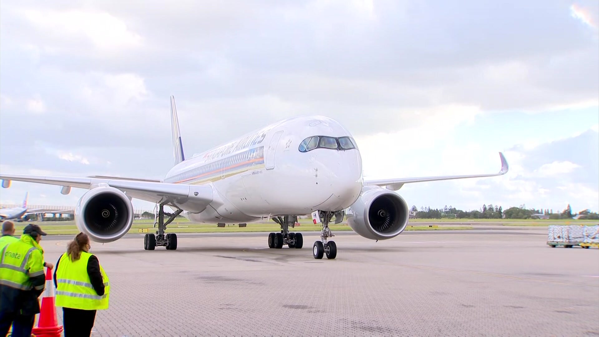 First batch of the Novavax COVID vaccine touches down in Australia