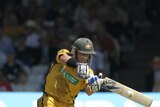 Michael Hussey hammered 79 in 60 balls for Australia.