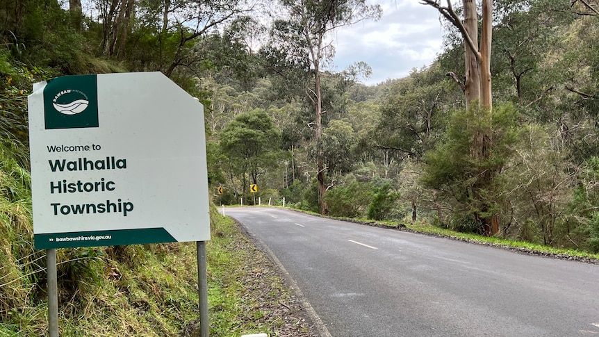 Walhalla town sign