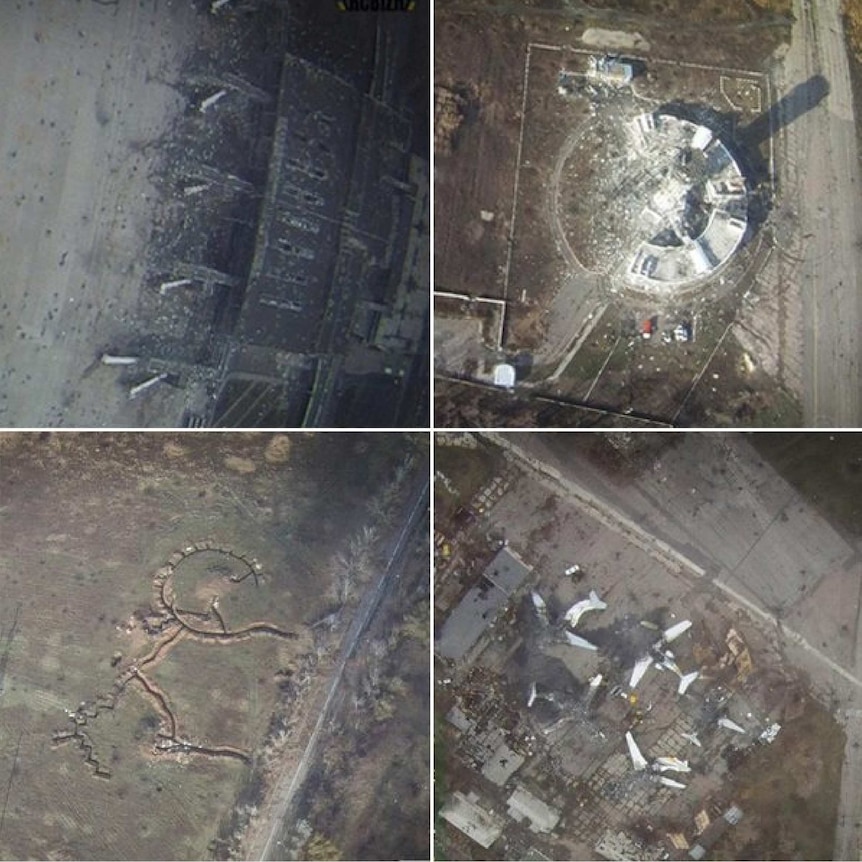 Aerorozvidka images of Donetsk Airport