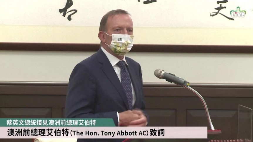 Tony Abbott's 'unnecessary' Taiwan visit causes ructions inside Morrison government