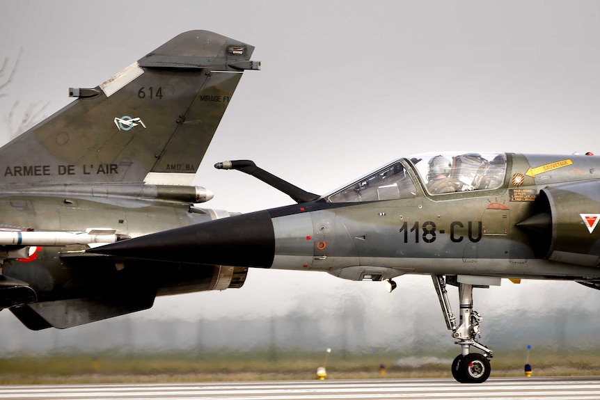 Dutch fighter jets at the Leeuwarden Airbase