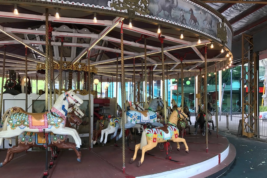 A carousel in Canberra's central business district.