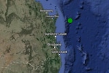 Geoscience Australia recorded the magnitude 4 earthquake 110km offshore from Fraser Island
