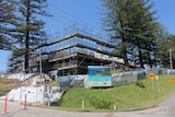 The new resort being built on the old Headlands Hotel site in Austinmer is currently under construction.