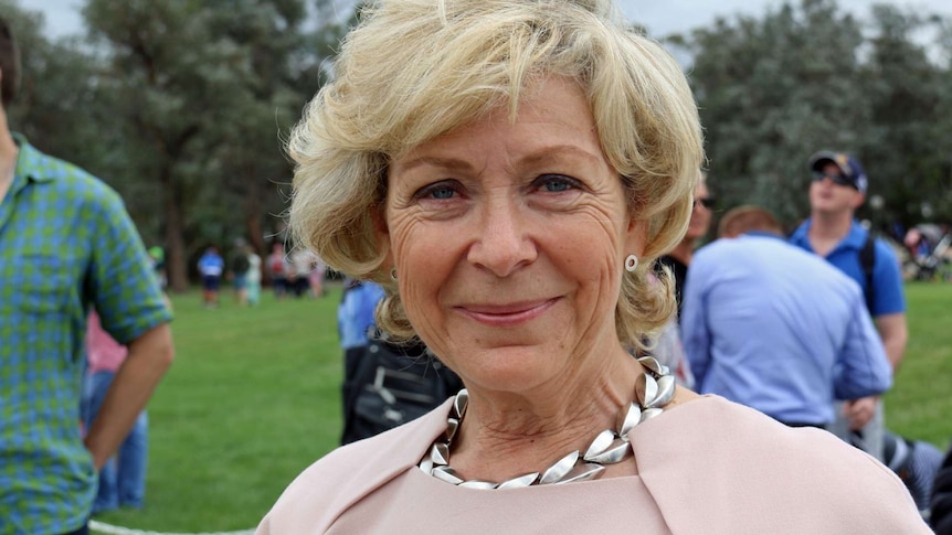 Hilary Kay has become an Australian citizen after more than 30 years of visiting the country.