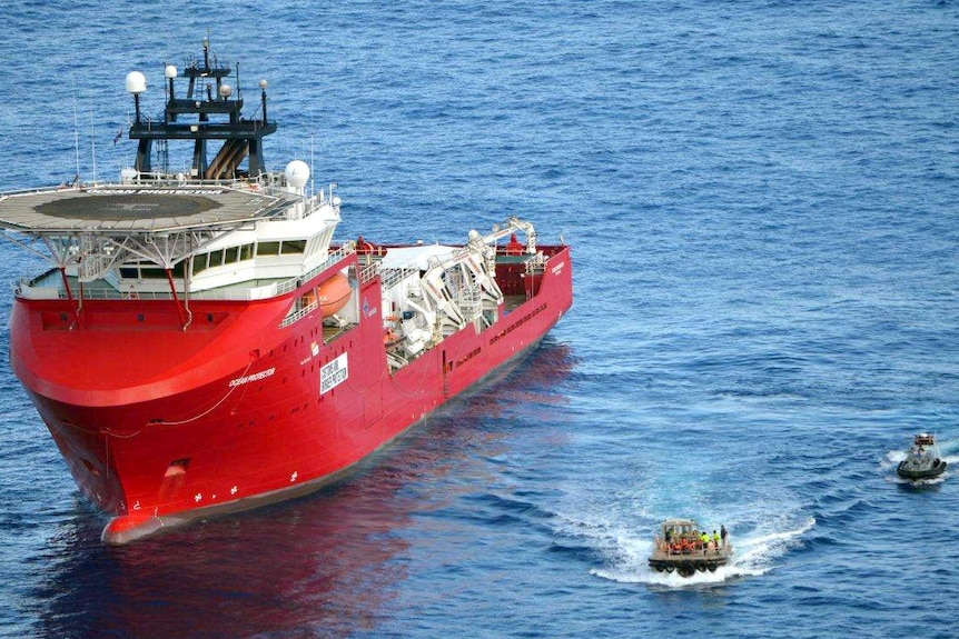 The ACV Ocean Protector is now being used by Operation Sovereign Borders.