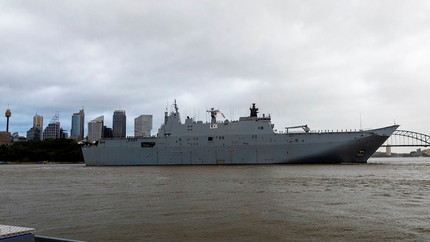 Australia's largest warship runs into more mechanical problems after Tonga deployment
