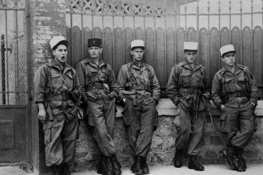 French Foreign Legion troops in Algeria