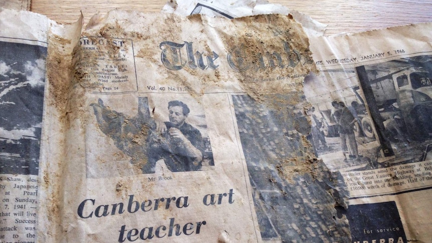 An old Canberra Times newspaper from 1966.