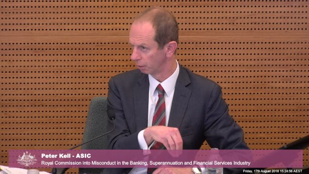 ASIC deputy chair Peter Kell gives evidence at the banking royal commission