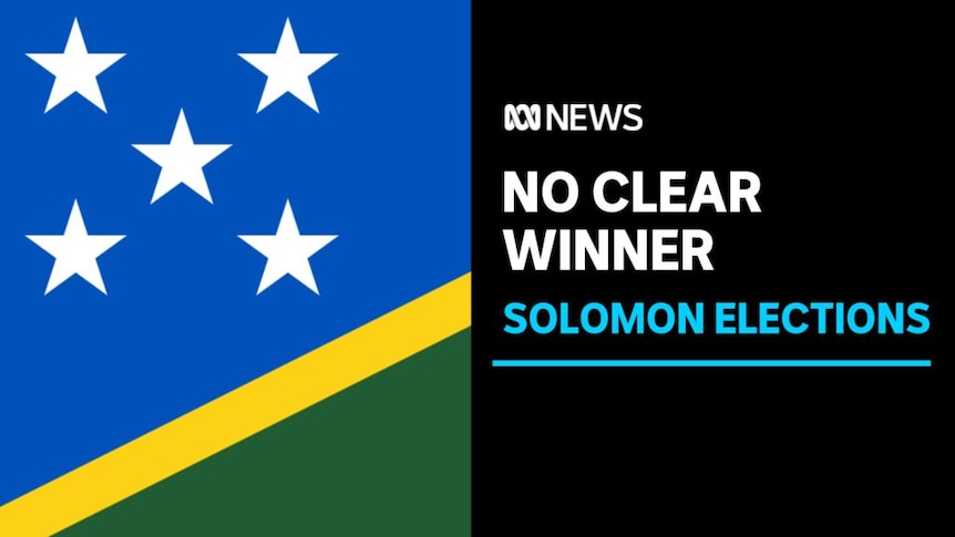 NO CLEAR WINNER, SOLOMON ELECTIONS: The Solomon Islands flag