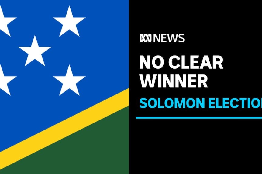NO CLEAR WINNER, SOLOMON ELECTIONS: The Solomon Islands flag