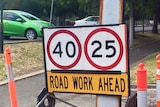 roadworks sign