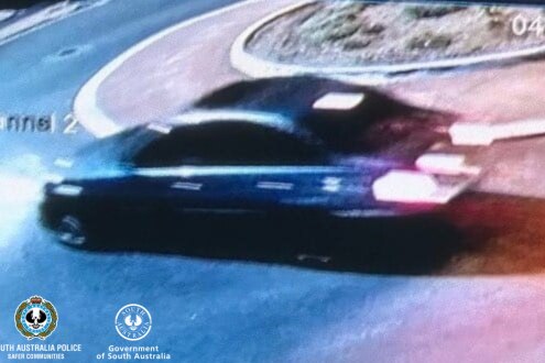 A CCTV image of a car police believe is linked to a fatal stabbing.
