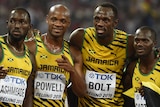 Jamaica's relay team celebrates gold in Beijing