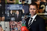 New Carlton coach Brendon Bolton poses