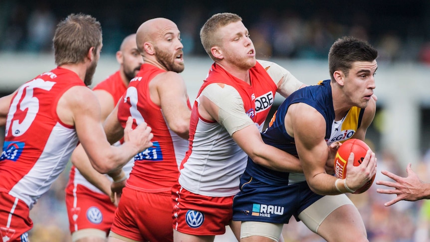 Sydney Swans hold up Elliott Yeo