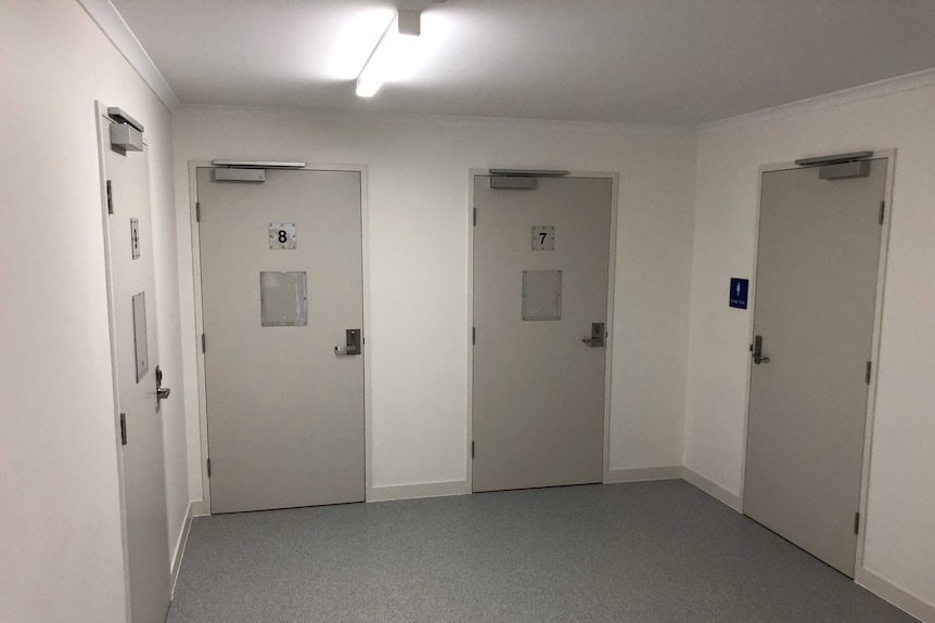 Rooms at the new minimum security unit Mary Hutchinson's Women's Prison