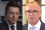 Composite of Nick Xenophon and Jay Weatherill