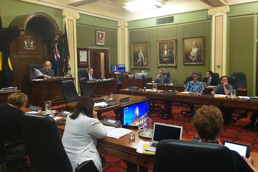 Newcastle councillors vote to stand alone and fight merger plans.