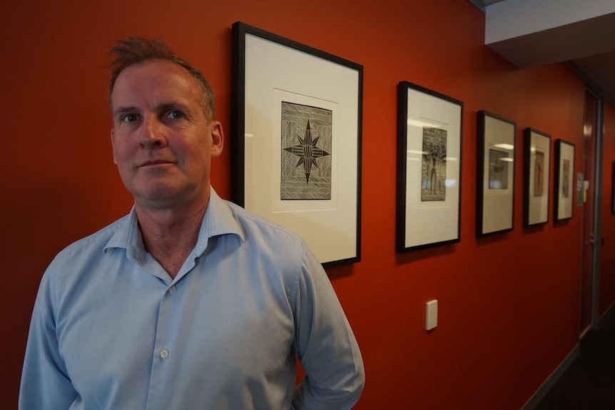 Benedict Scambary, the head of AAPA, in his office.